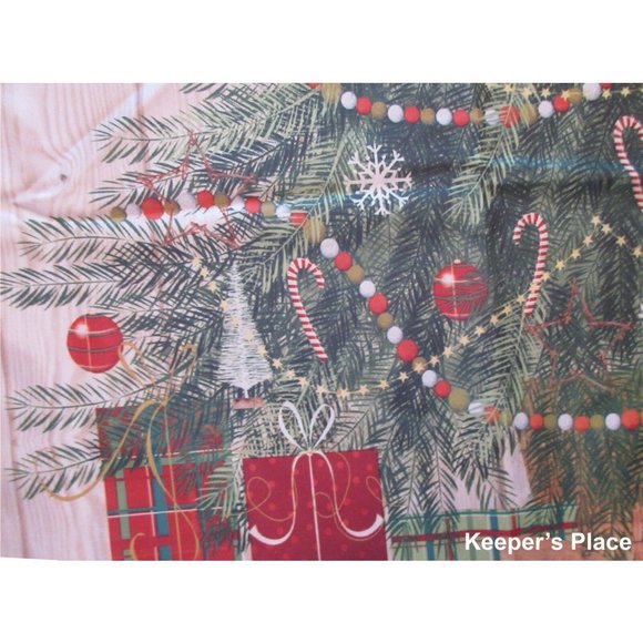 Avanti CHRISTMAS TREE Country Plaid Shower Curtain - Picture 3 of 8